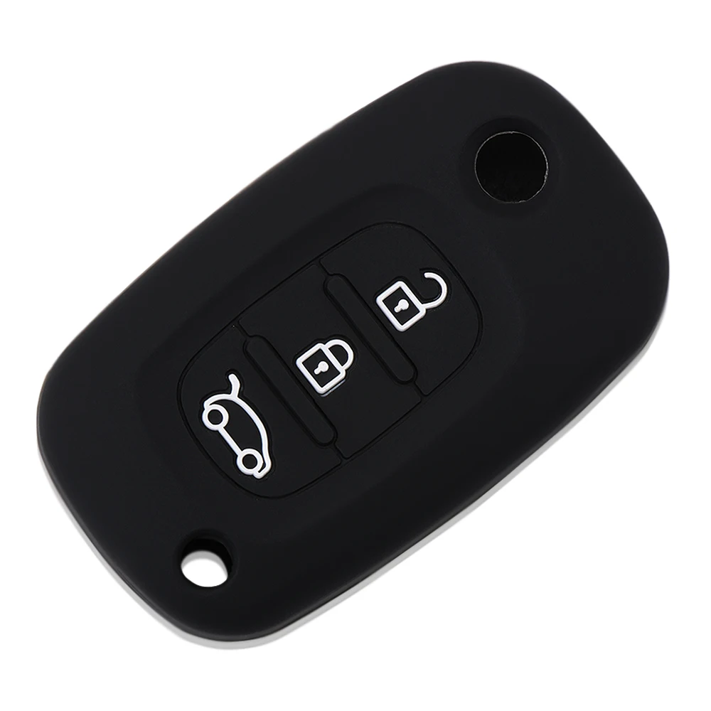 

3 Buttons Silicone Car Key Case Cover For LADA Priora Sedan sport Kalina Granta Vesta X-Ray XRay Remote key shell fob