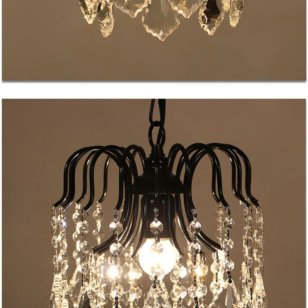 Vintage Industrial Glass Pendant Lights Fixtures with E14 E27 220v for Kitchen Loft Living Room Home Lighting Bar Led Lamp17