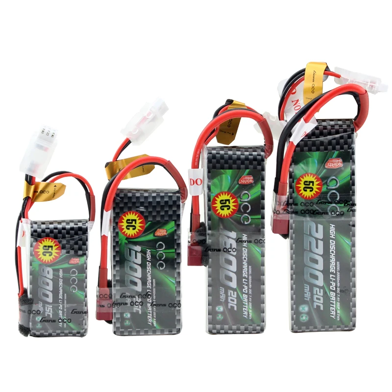 Gens ACE Lipo 3S литиевая батарея 11 1 V 800 1300 1800 2200 3300 4000MAH 15C 20C 25C четырехосевая