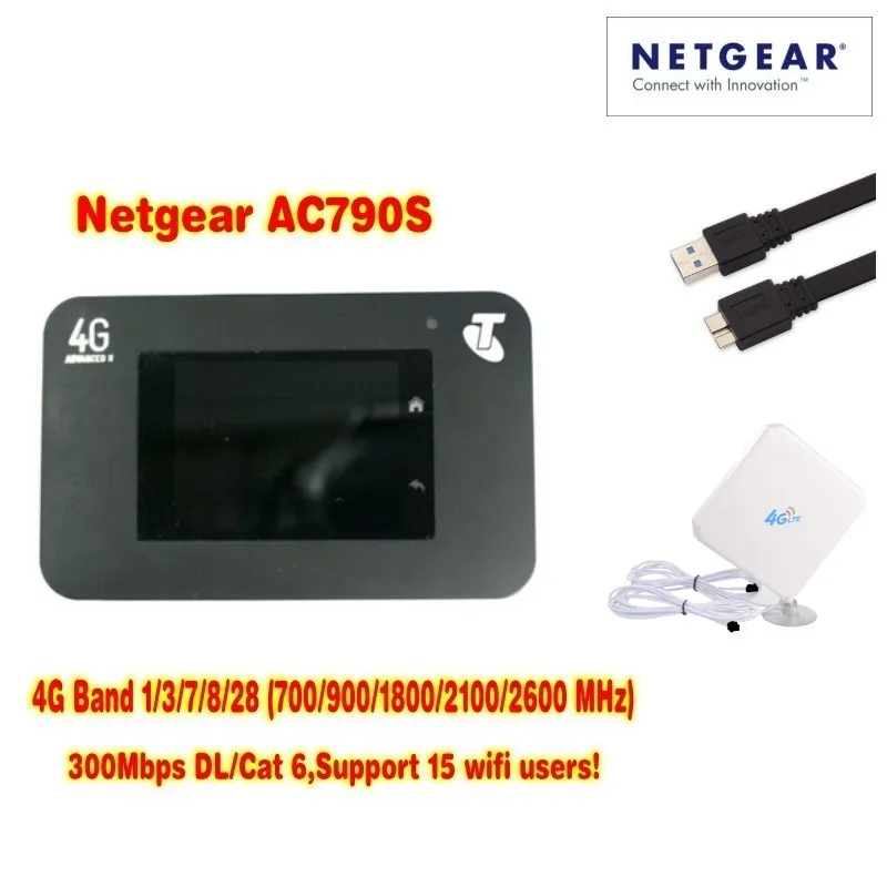 Разблокированный netger AC790S cat6 300 Мбит/с 4g wifi роутер ключ Беспроводная Aircard 790S 4G LTE