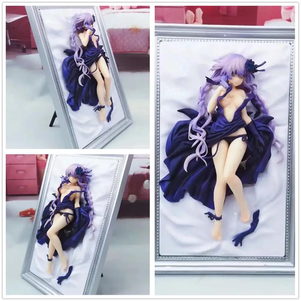

Anime Sexy Girls Figure Hyperdimension Neptunia Purple Heart Dress Ver. 1/8 Scale PVC Action Figure Collectible Model Toys Doll