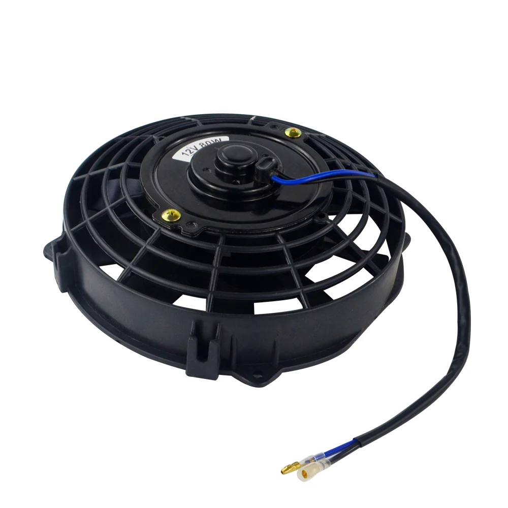 VR-7 Inch Universal 12V 80W Slim Reversible Electric Radiator AUTO FAN Push Pull With mounting kit Type I 7" VR-FANI7 electric fan car fan