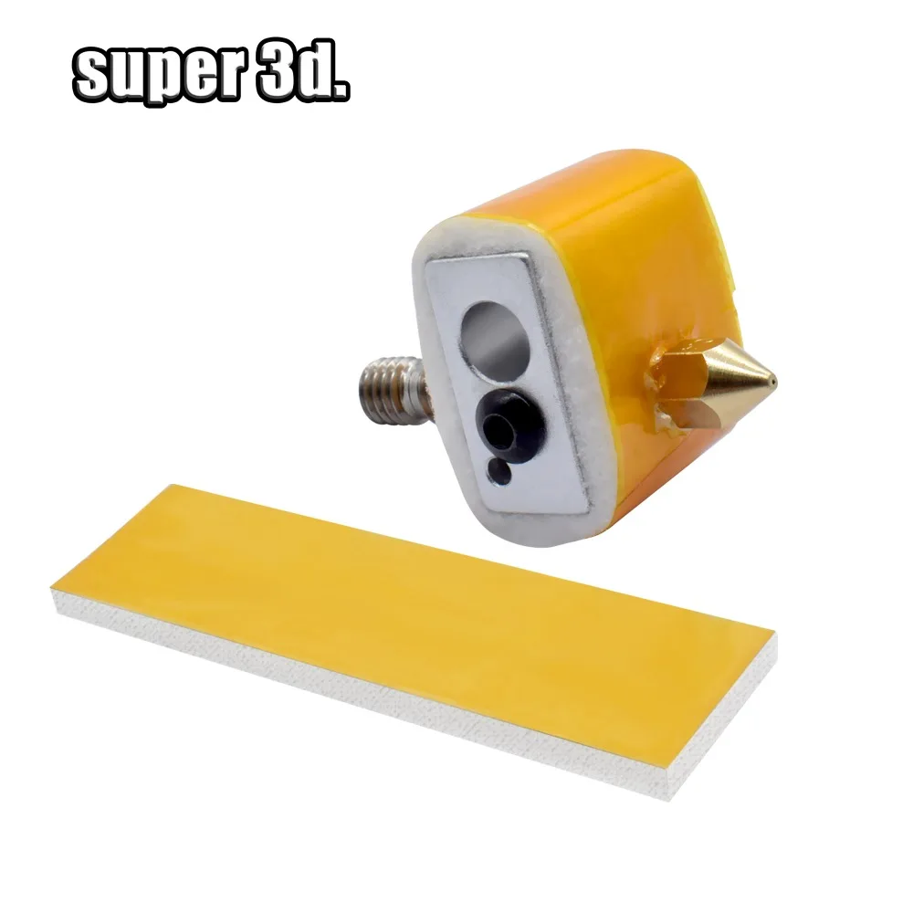 Caldo! 10 Pezzi 3Mm Di Spessore Stampante 3D Blocco Riscaldante Ugello Hotend In Cotone Cotone Isolamento Termico Cotone Per Ultimaker/Makerbot