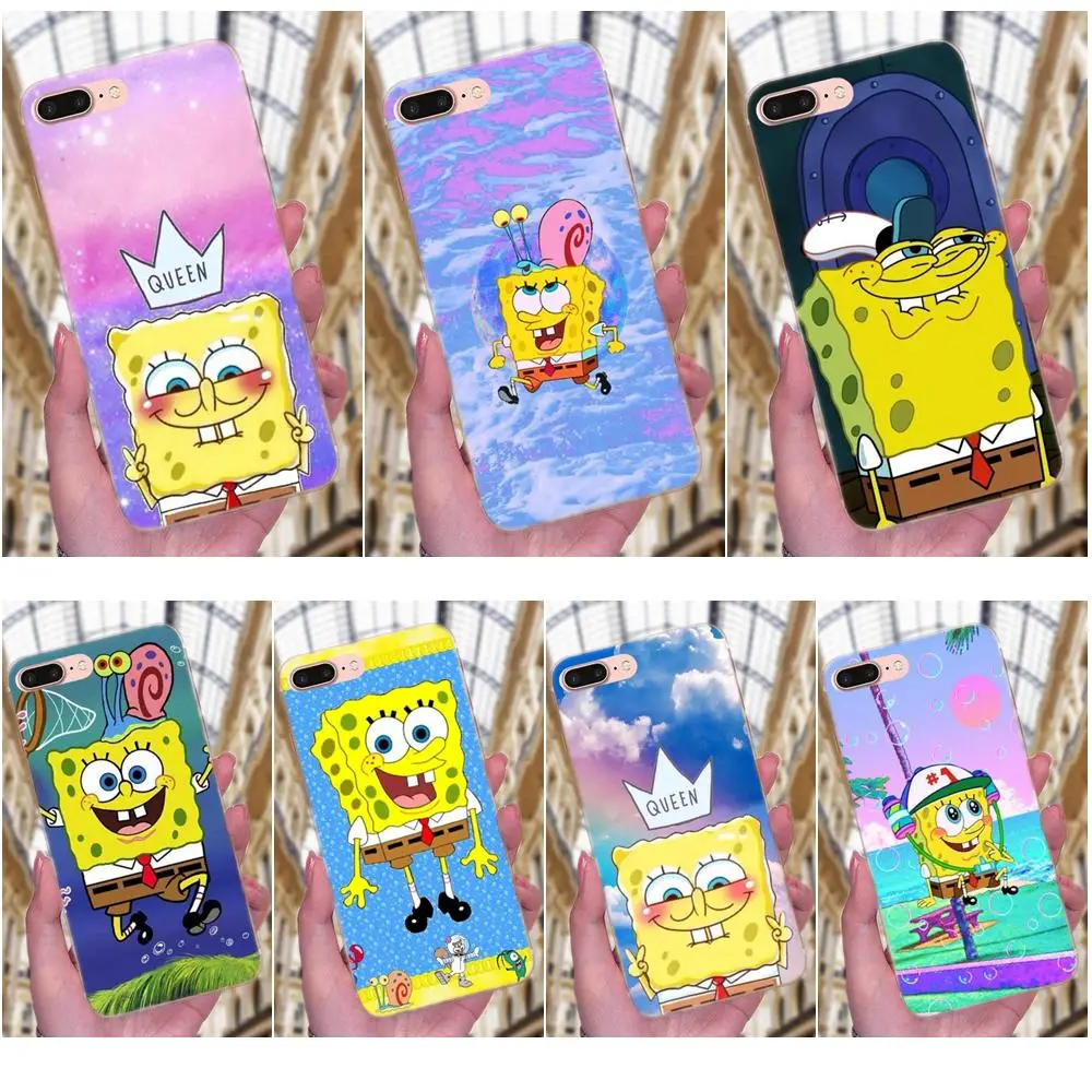 

TPU New Style Spongebob Patrick Best Friends Forever For Apple iPhone 4 4S 5 5C 5S SE 6 6S 7 8 Plus X XS Max XR