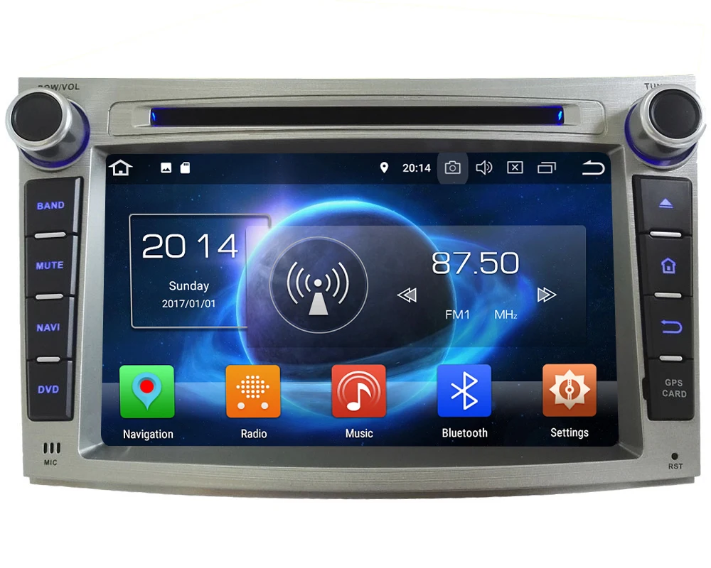 Clearance KLYDE 7" 4G Android 8.0 Octa Core PX5 4GB RAM 32GB ROM Car DVD Player Stereo GPS Navigation For Subaru Legacy Outback 2009-2014 0