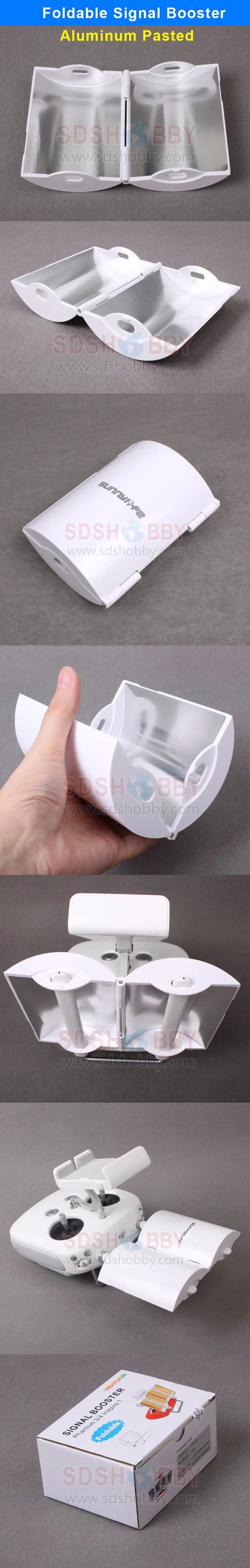 Sunnylife Foldable Remote Control Antenna Signal Booster Extend Enhance Reinforce For DJI Phantom 4 /4PRO+/3 / Inspire