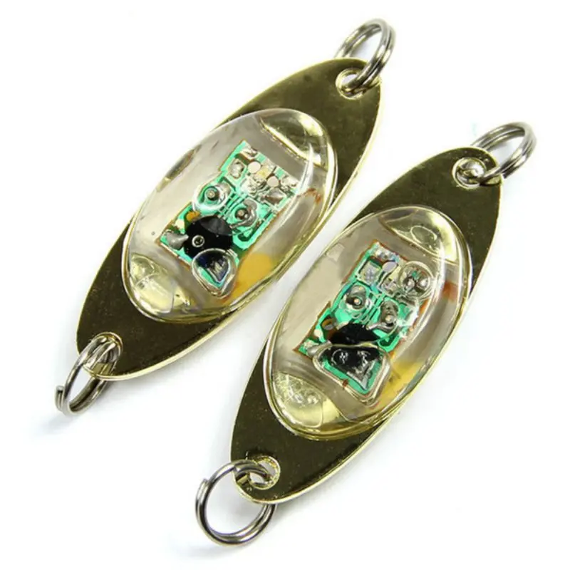 6 cm/2.4 inch Fish Flash Lamp LED Deep Drop Underwater Eye Shape Fishing Lure Light Hot Sale Lure Fish Tools Dropshipping