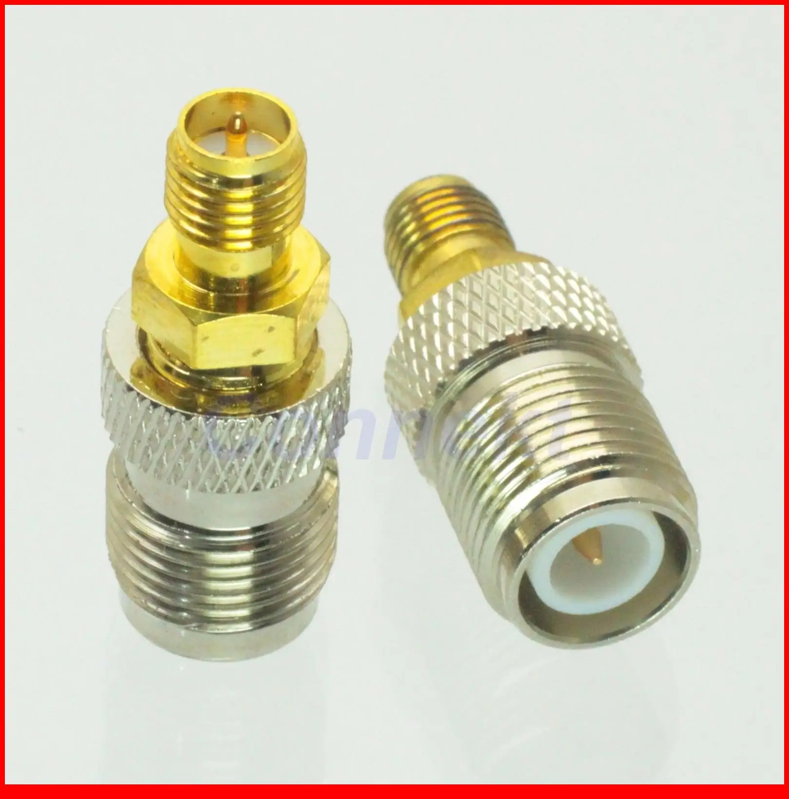 

10pcs/lot RP-TNC female plug to RP-SMA female plug center RF adapter connector