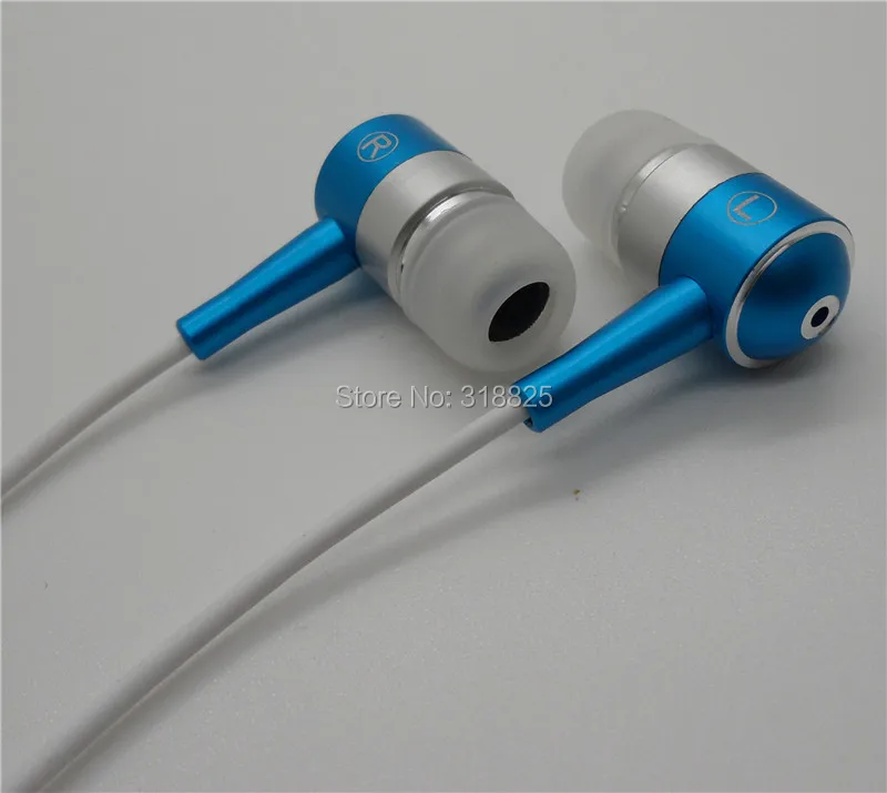3.5MM jack Metal Earphone earbuds Stereo Earphones in Ear earplugs for