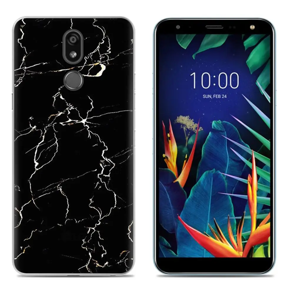 LG K40/K12 Plus 5,7-дюймовый Мягкий чехол для телефона с красочным рисунком модный дизайн ТПУ силиконовый чехол для задней панели телефона - Цвет: 16