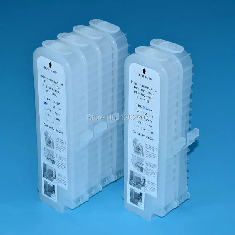Canon PFI-101 102 103 Refill Cartridge 280ml 6 Color (21)