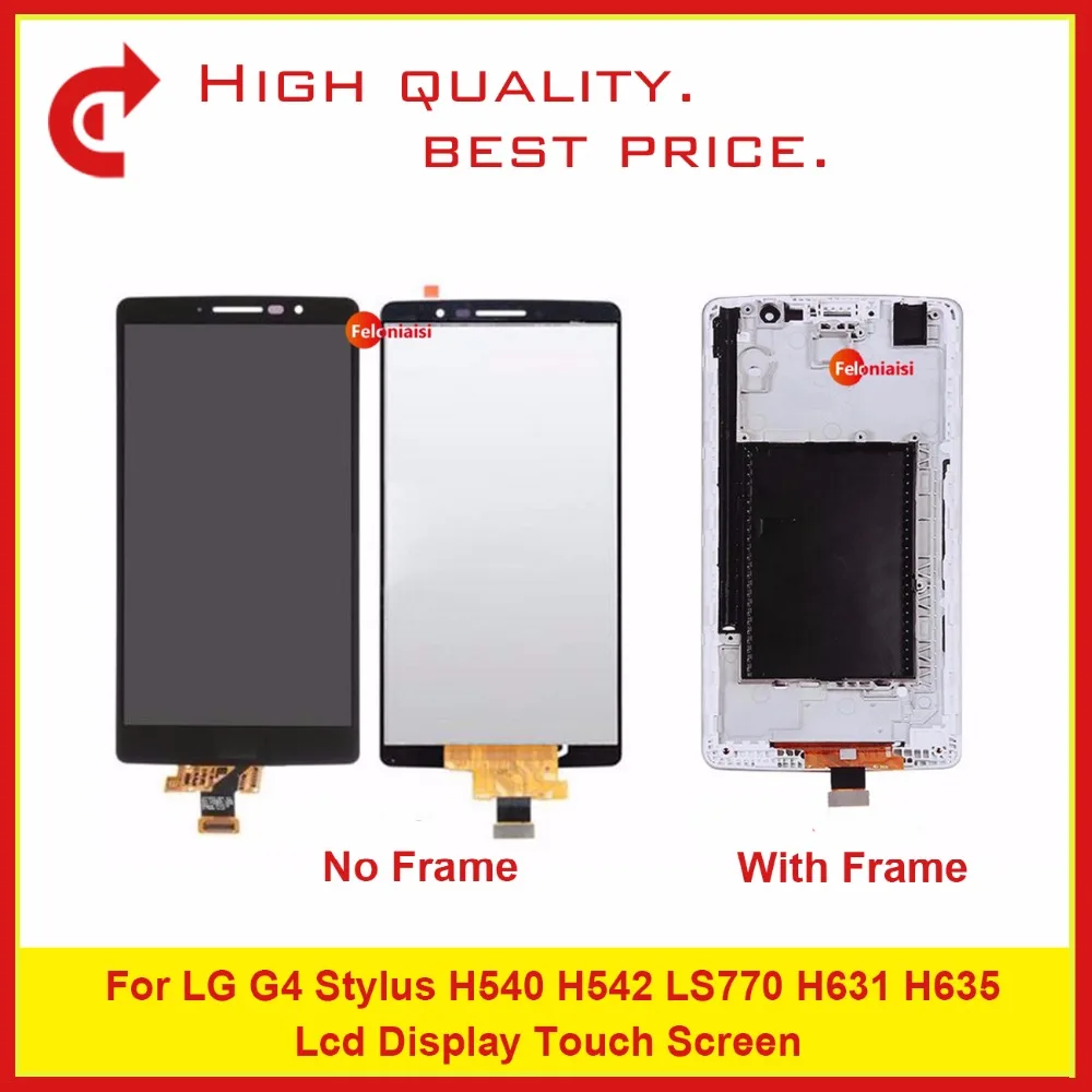 

High Quality 5.7" For LG G4 Stylus H540 H542 LS770 H631 H635 LCD Display With Touch Screen Digitizer Sensor Panel Free Shipping