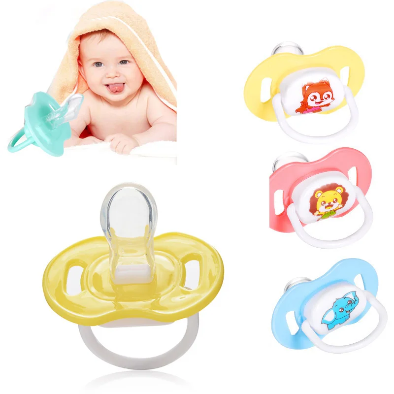 Baby Pacifier Soother Silicone Toddler Cartoon Pacifier Newborn Biter