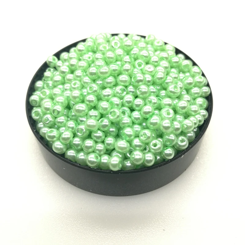 

3MM/120PCS Pearls Beads Round Jewelry Making DIY Bracelet Necklace Glass Pearl Beads Clothing with loose bead
