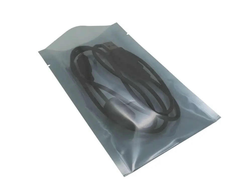 

1000pcs/lot Open Top Anti-Static Shielding Pack Plastic Packaging Bags ESD Anti Static Storage Package Bags