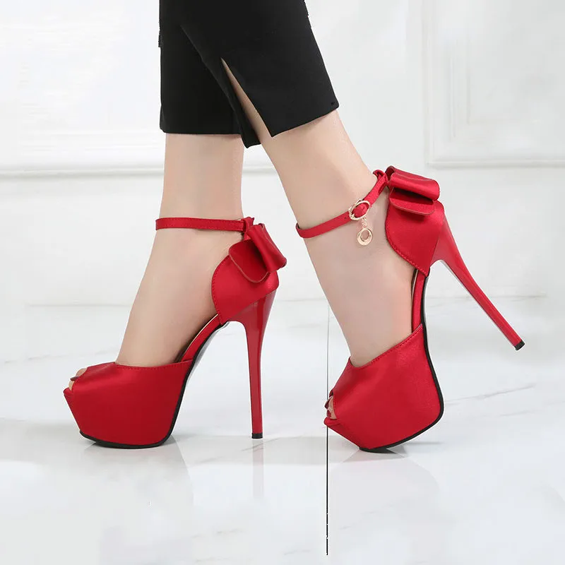 

Dropshiping Peep Toe Pumps Women Shoes High Heel Platform Women High Heels Wedding Ankle Strap Pumps Ladies Salto Alto Feminino