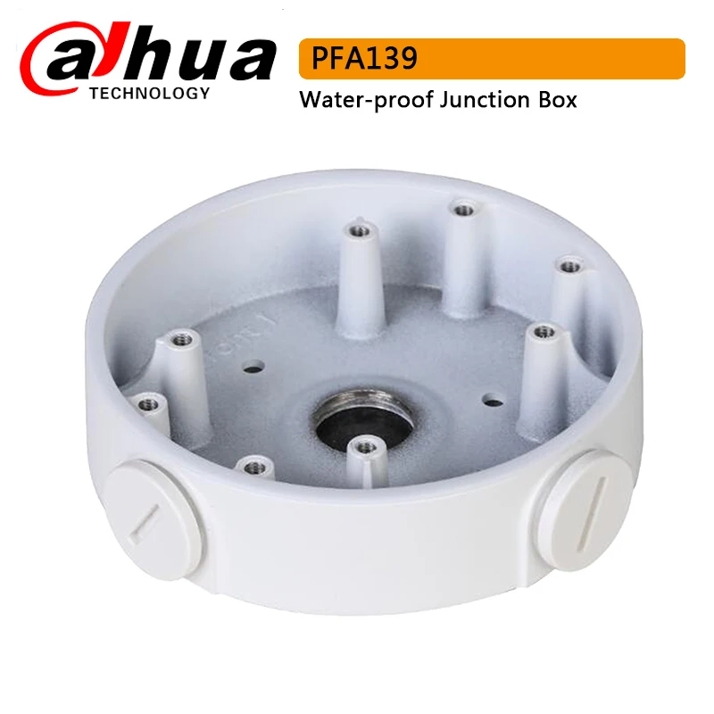

Original Dahua Waterproof Junction Box PFA139 support Camera model IPC-HDW4431EM-AS & IPC-HDBW4231F-AS CCTV Mini Dome Camera