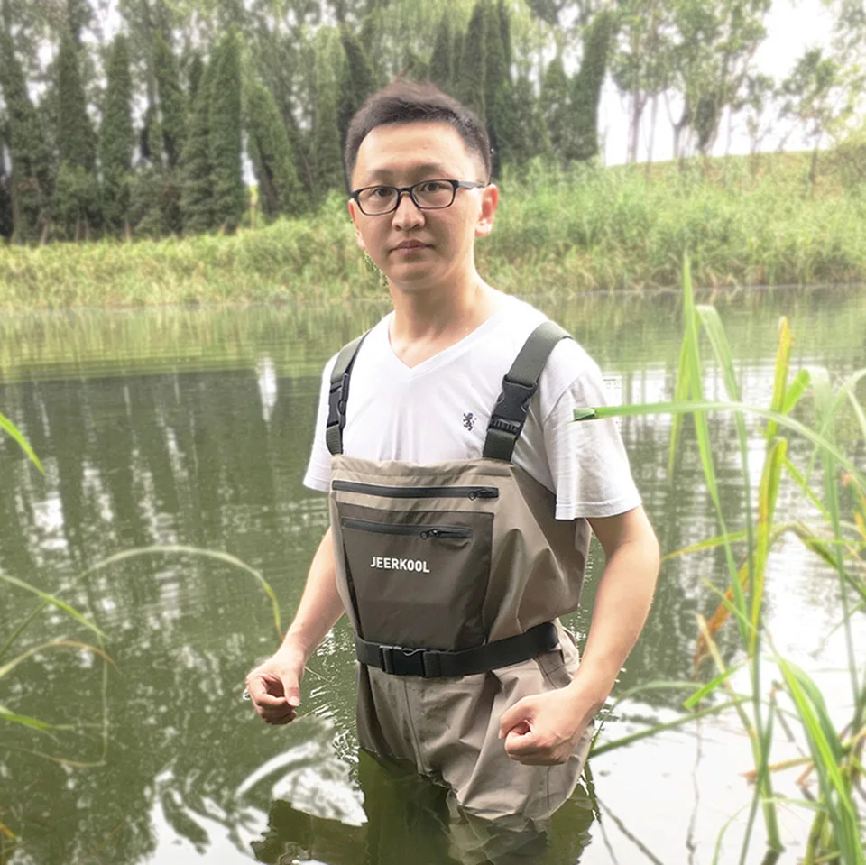 

Fly Fishing Waders Pants Portable Chest Clothes Waterproof Overalls Hunting Pants Repellent Fabric Trousers Rubber Socks X1