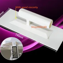 240*90 мм квадратный Материал лезвия штукатурка шпатель строительство бетонный шпатель инструмент для диатомовой грязи/волокнистого цемента/покрытие шпателем