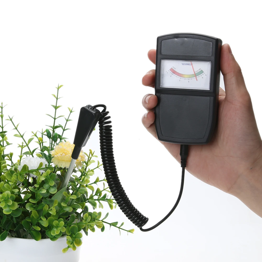 10,0-2,5 pH почвы pH метр уровень тестер для садовых растений культур цветы овощные гидропонный анализатор