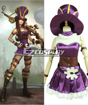 

LOL Caitlyn Cosplay Costuem E001