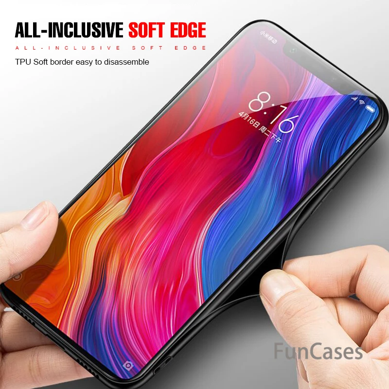 Роскошная текстура ткани полное покрытие противоударный чехол для Xiaomi Mi 8 SE A1 A2 с 3