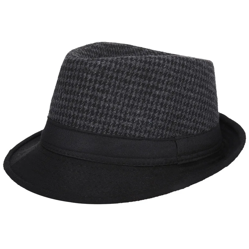 VERIDICAL,, унисекс, шерстяная фетровая шляпа, фетровая шляпа для мужчин, джазовая фетровая шляпа, головной убор, английский стиль, размер 58 см - Цвет: 1