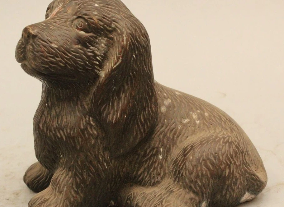 

5"Lucky Chinese Fengshui Bronze Animal Zodiac Year Foo Fu Dog ( Poodle) Statue