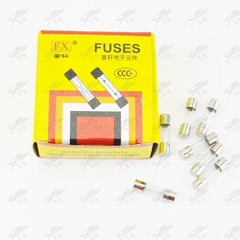 

100PCS 5*20mm Fast-blow Glass Fuse Quick Below Car Glass Tube Fuse Assorted Kit Amp. 0.5A 1A 2A 3A 4A 5A 6A 8A 10A 15A