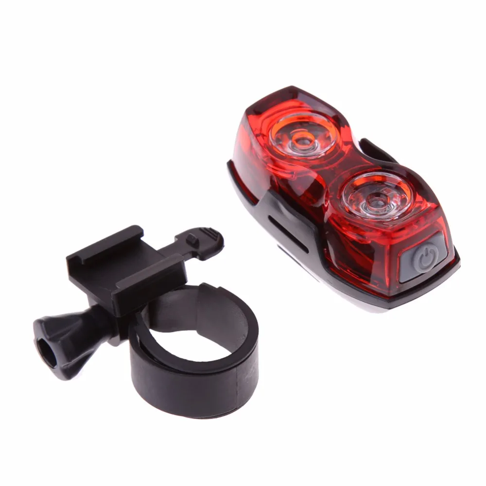 2 LED Bright Bike Tail Light Rear Lamp Bicycle Cycling Flash Light Torch Safety Kits Bicycle