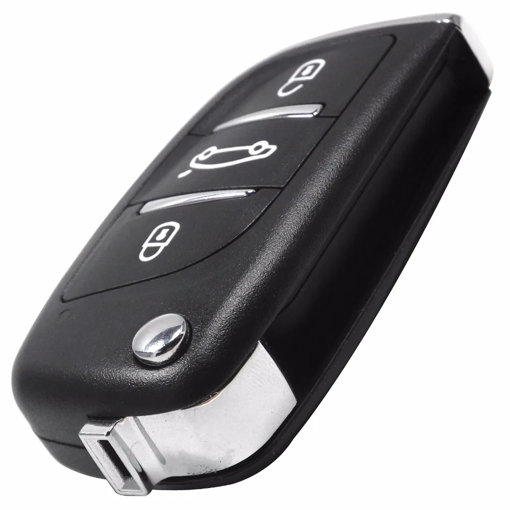 Чехол для ключей jingyuqin Flip KD модифицированный чехол VW TOYOTA PRIUS VIOS CAMRY RAV4 HIGHLANDER COROLLA CROWN