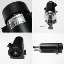 450 Вт ЧПУ двигатель шпинделя постоянного тока 48В постоянного тока 12000 об/мин постоянного тока воздушного охлаждения 0.42нм ER11 для DIY резьба PCB фрезерный станок LD52GF-450W