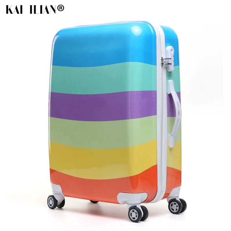 Women Travel Luggage Case Spinner suitcase Men Rolling Case On Wheels 20/22/24/26 inch Lady Travel Wheeled Suitcase trolley bag