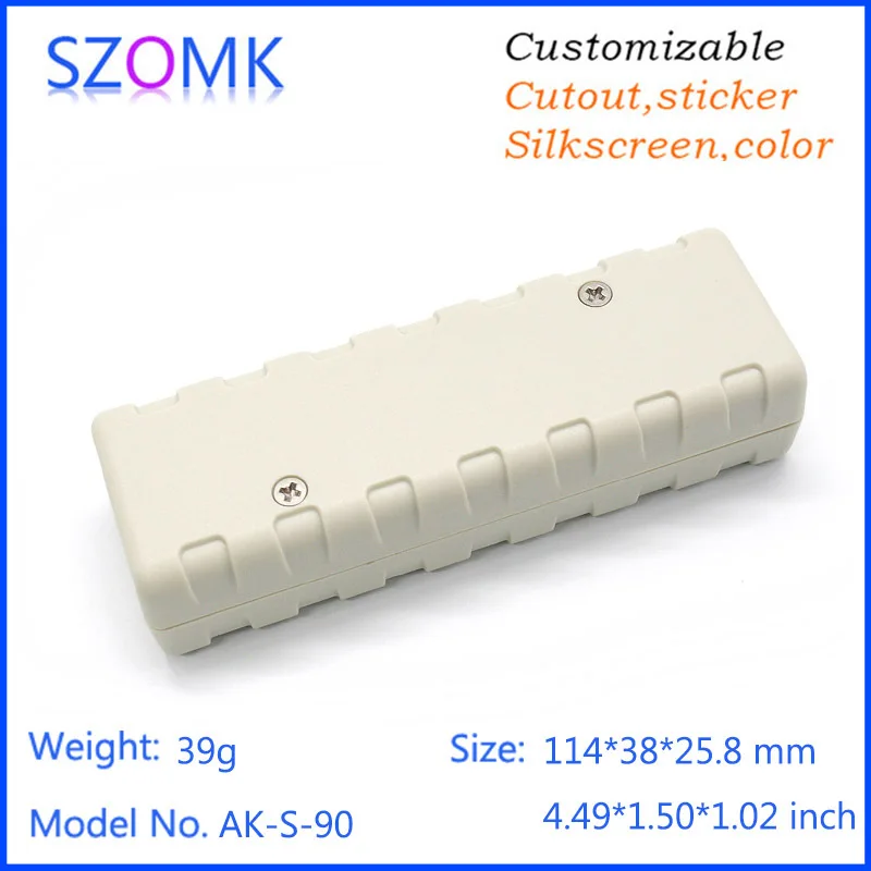 plastic enclosure for electronics control box szomk diy enclosure junction box plastic housing small abs instrument enclosure distribution box black plastic box enclosure electronics case  (6).jpg