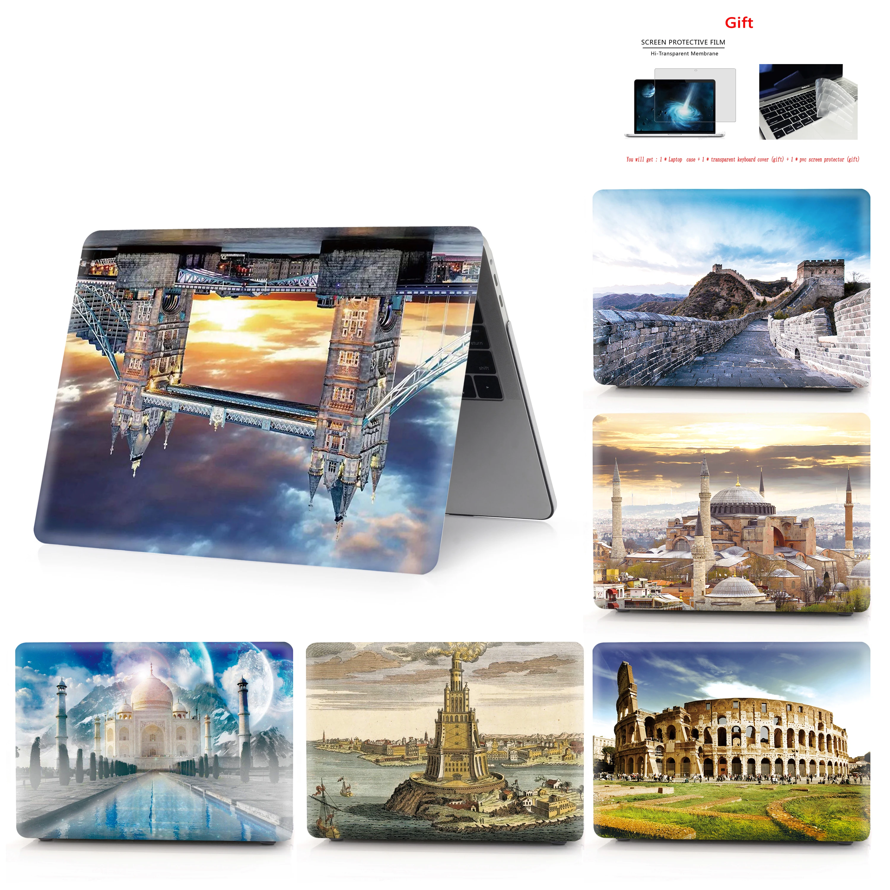 Чехол с цветной печатью для MacBook Air retina Pro 11 12 13 15 для MacBook New Pro 13 15 с сенсорной панелью New Air 13