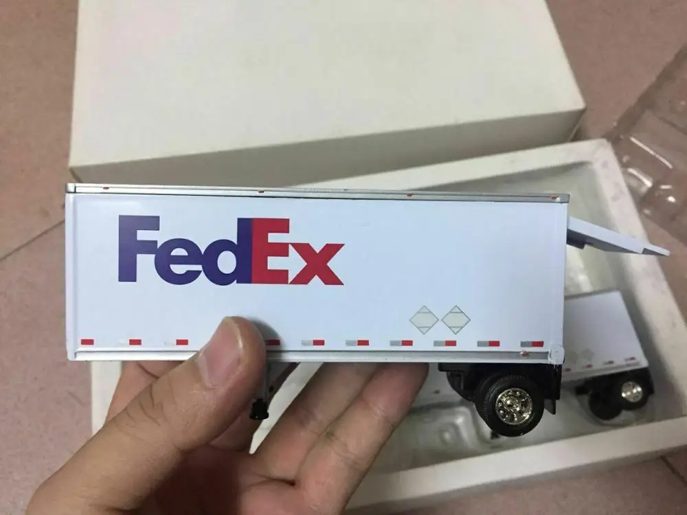 DG products FedEx грузовик 1/64 масштаб литой металлический модель грузовика