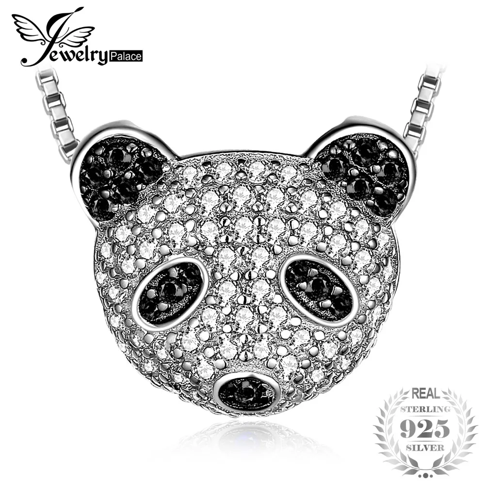 JewelryPalace панда 0.8ct проложить из Натуральной Черной Шпинели кубического циркония