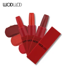 WODWOD брендовая новая помада с эффектом MakeupThree, 6 цветов, стойкая матовая помада для губ, водостойкая красная Румяна Губная помада, косметика Maquiagem