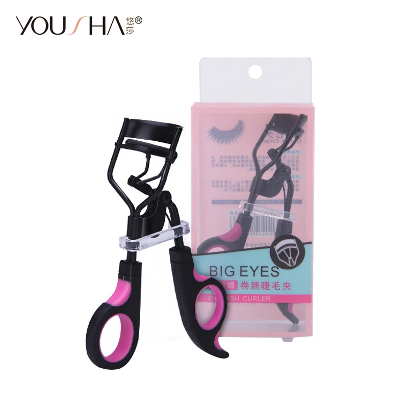 

YOUSHA Eyelash Curler Cosmetic Eye Lash Curling Eyelash Makeup Tool with Refill Pad No Pinching Stainless Steel Beauty Curler