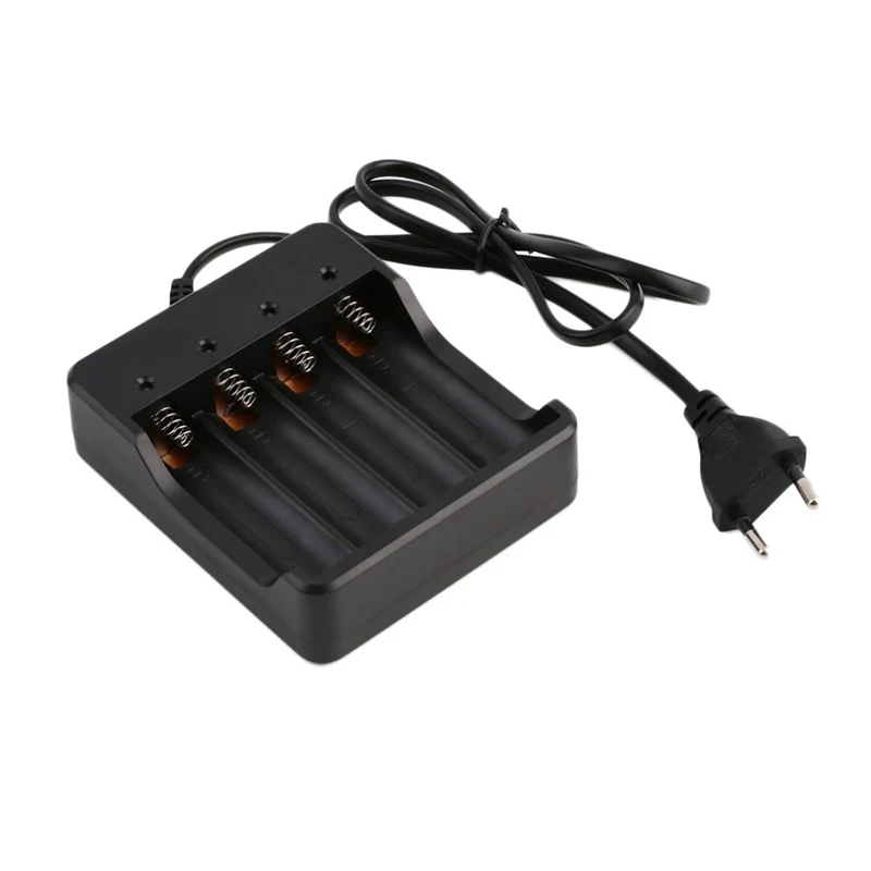 Eu Plug 4Slots Battery Charger With Protection 18650 Lithium-Ion Battery HI Eu Plug 4Slots Battery Charger With Protection 18650 Lithium-Ion Battery HI