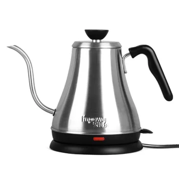 

304 Slender Mouth Electric Kettle Gooseneck Coffee Pot Puna Coffee Pot Manual Electric Coffee Pot Filter 4-5 People Bar Supplies