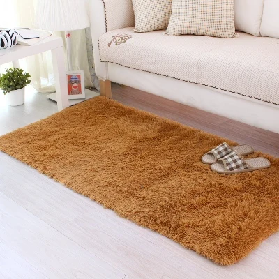 50*160 см Слик ковры для спальни противоскользящие корейский стиль - Цвет: Темный хаки