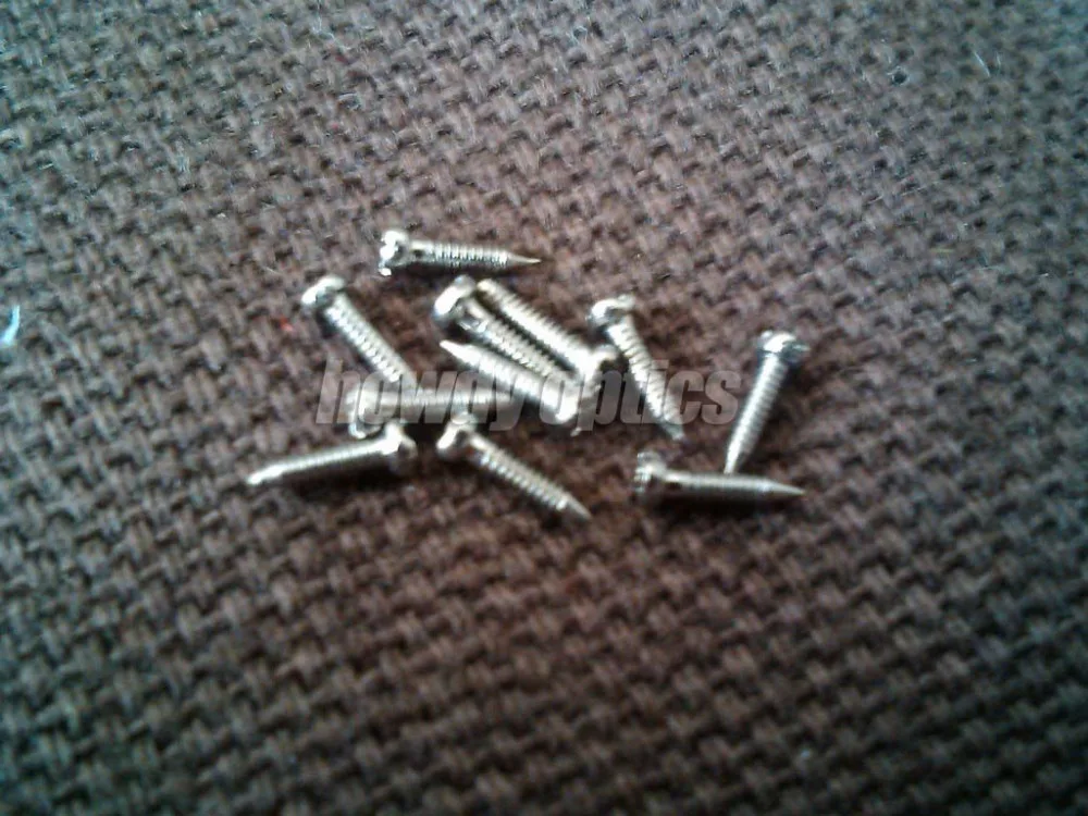 무료 배송 500 개/몫 안경 안경 나사 코 패드 날카로운 꼬리 나사 크기 1.0mm x 3.6mm - 헤드 슬롯