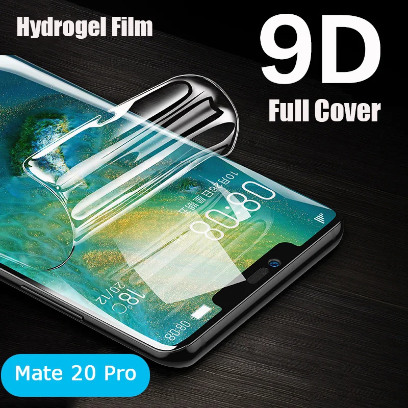 3D изогнутая мягкая Гидрогелевая пленка для Huawei P30 P20 Pro Mate 20 Lite полная защитная Honor