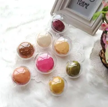 2018 Nuova Plastica Trasparente Pvc Macaron Box Per 1 Macarons Rifornimenti Del Partito Bomboniere Bomboniere Rotondo Macaron Imballaggio Bagagli Casi