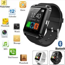 Smartwatch Bluetooth Smart Uhr U8 Armbanduhr digitale sportuhren für IOS Android Samsung phone Wearable Elektronische Gerät