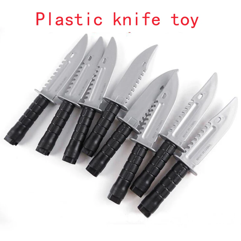 

New plastic knife toy model children's military equipment stage props toys