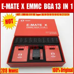 2019 новый оригинальный E-MATE X EMMC BGA 13 IN1 Поддержка BGA100 136 168 153 169 162 186 221 529 254 для легкий JTAG плюс UFI коробка Riff