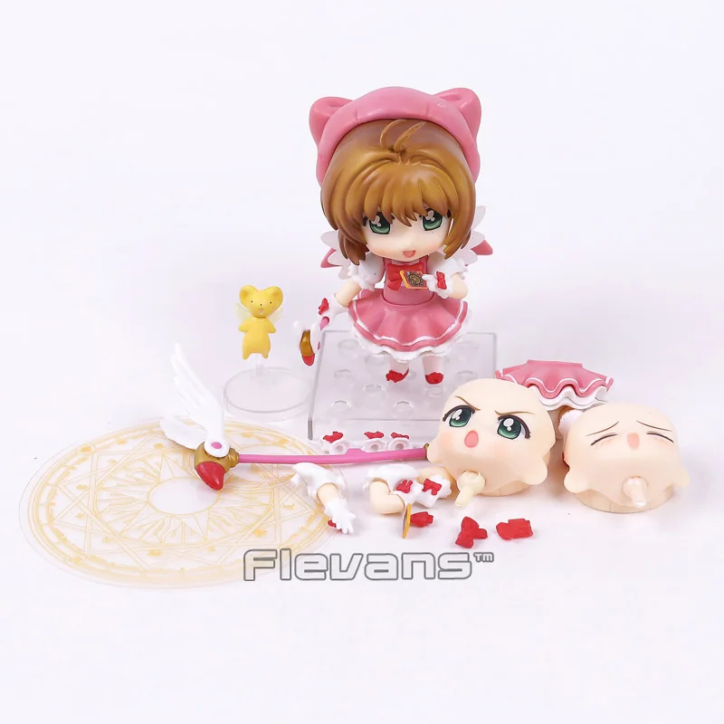 Nendoroid карта Captor Sakura Li Syaoran 763/Сакура КИНОМОТО 400 ПВХ фигурка Коллекционная модель игрушка кукла