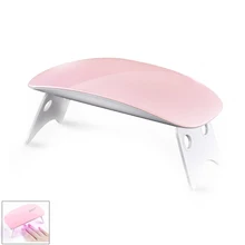 1 шт. УФ светодиодная лампа, Сушилка для ногтей Mini 6 Вт Usb Блестящий лак для ногтей лампа для сушки ногтей свет Usb фототерапия лампа Сушилка для ногтей машина для геля полиса